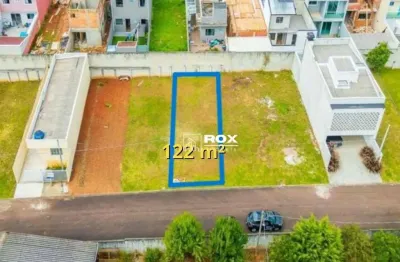 Terreno em condominio fechado à venda, 122 m² por r$ 170.000 - capela velha, araucária/pr