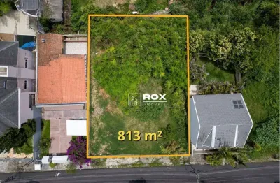 Terreno amplo frente de rua à venda, 813 m² por r$ 947.000 - pilarzinho, curitiba/pr