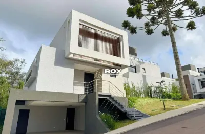 Casa de Alto Padrão em condomínio fechado com 3 quartos à venda, 245m² por R$ 1.850.000 - Santa Felicidade, Curitiba/PR