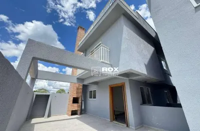 Sobrado Quadriplex com 3 quartos 1 suíte à venda, 163 m² por R$ 894.000 - Santa Felicidade, Curitiba/PR