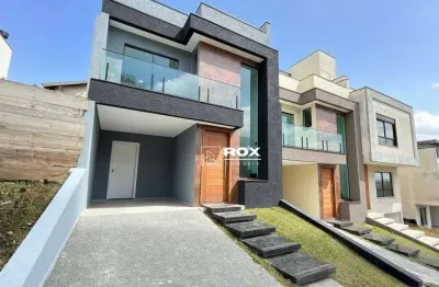 Sobrado com 3 quartos em condominio fechado à venda, 177 m² por R$ 890.000 - Santa Cândida, Curitiba/PR