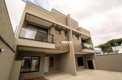 Sobrado em condomínio com 3 suítes para alugar, 152 m² por R$ 4.500/mês - Água Verde, Curitiba/PR