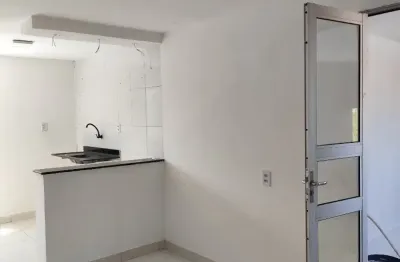 Stella maris, apartamento 1/4 prineira locacao, ventilado, sem vaga para carro.