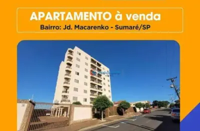 Ofertão do imóvel: apartamento com 3 quartos  à venda, - jardim macarenko - sumaré/sp