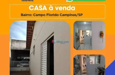 Ofertão do imóvel: casa com 2 quartos - residencial campo florido - campinas/sp.