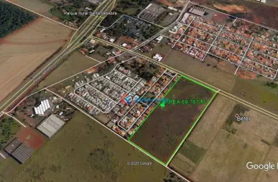 Área à venda, 69767 m² por r$ 31.395.150,00 - betel - paulínia/sp