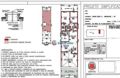 Casa com 2 dormitórios à venda, 114 m² por r$ 450.000,00 - jardim boer ii - americana/sp