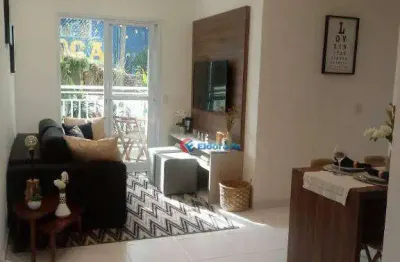 Apartamento com 2 quartos, suíte e varanda em nova veneza, sumaré