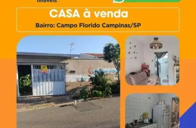 Ofertão do imóvel: casa com 2 quartos - residencial campo florido - campinas/sp.