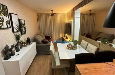 Apartamento com 2 dormitórios à venda, 57 m² por r$ 320.000,00 - jardim das colinas - hortolândia/sp