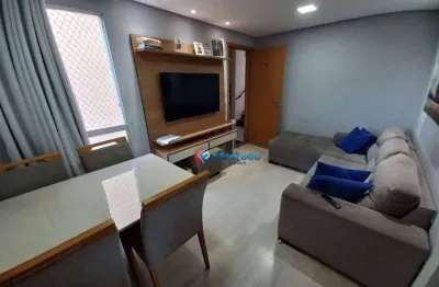 Apartamento com 2 dormitórios à venda, 45 m² por r$ 205.000,00 - jardim terramérica i - americana/sp
