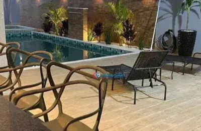 Linda chácara com piscina e espaço gourmet, fino acabamento e bom gosto por r$ 600.000 - jardim minezotta  - sumaré/sp.
