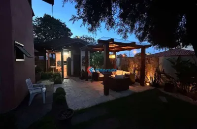 Casa com 3 dormitórios à venda, 280 m² por r$ 2.100.000,00 - condomínio residencial terras do caribe - valinhos/sp