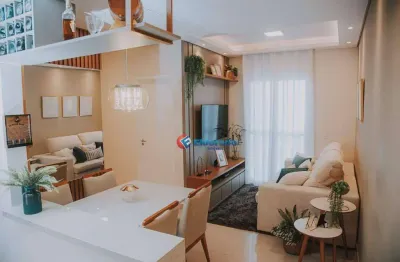 Apartamento com 2 dormitórios à venda, 57 m² por r$ 340.000,00 - residencial viva vista - sumaré/sp