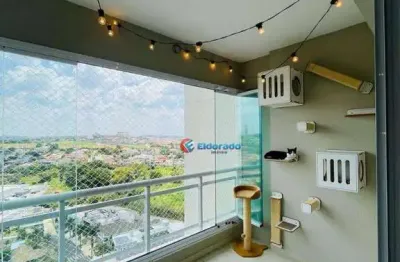 Apartamento com 1 dormitório à venda, 55 m² por r$ 610.000,00 - vila homero - indaiatuba/sp