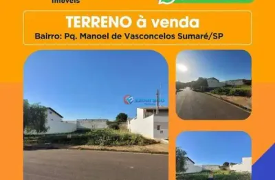 Ofertão do imóvel:terreno à venda - parque manoel de vasconcelos - sumaré/sp