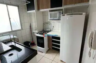 Apartamento com 2 dormitórios à venda, 43 m² por r$ 182.000,00 - jardim terramérica ii - americana/sp