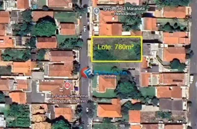 Terreno à venda, 780 m² por r$ 840.000,00 - parque ortolândia - hortolândia/sp