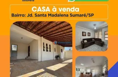 Ofertão do imóvel: casa com 3 quartos à venda, jardim santa madalena - sumaré/sp