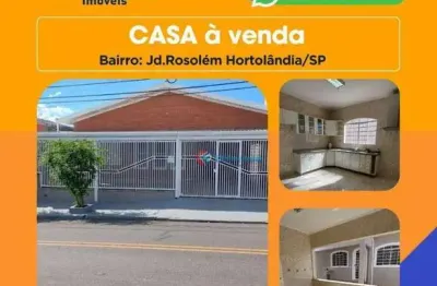 Ofertão do imóvel: casa com 3 quartos à venda - jardim rosolém - hortolândia/sp