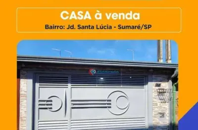 Ofertão do imóvel: casa com 2 quartos  à venda, - jardim santa lúcia (região do matão) - sumaré/sp