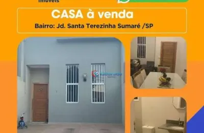 Ofertão do imóvel: casa com 2 quartos - jardim santa terezinha (nova veneza) - sumaré/sp