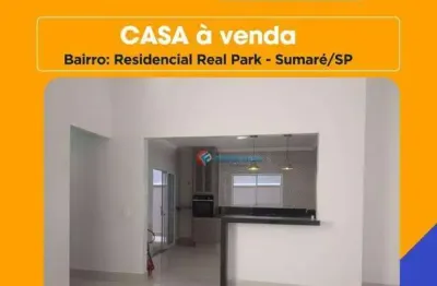 Ofertão do imóvel: casa de 03 quartos  à venda - residencial real park sumaré - sumaré/sp