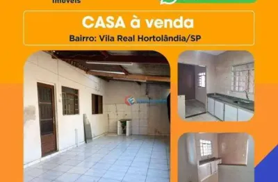 Ofertão do imóvel: casa com 3 quartos  à venda, - vila real - hortolândia/sp