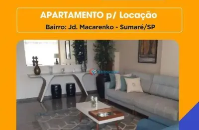 Ofertão do imóvel: apartamento com 3 quartos para venda e locação  - jardim macarenko - sumaré/sp