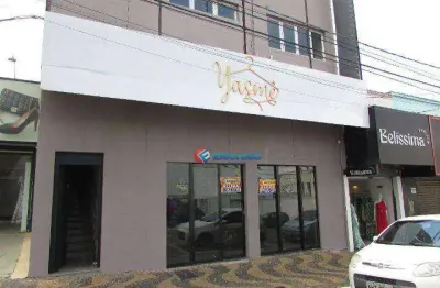 Salão para alugar, 206 m² por r$ 6.000,00/mês - centro - sumaré/sp