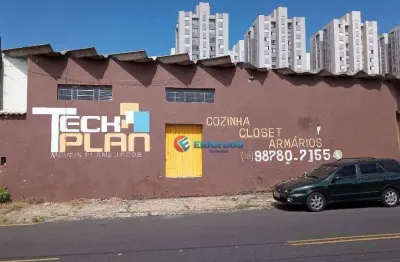 Salão para alugar, 330 m² por r$ 3.000,00/mês - jardim são sebastião - hortolândia/sp