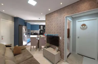 Apartamento com 2 dormitórios para alugar, 52 m² por r$ 2.099,79/mês - parque dos pinheiros - nova odessa/sp