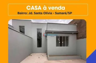 Ofertão do imóvel: casa com 2 quartos à venda - jardim santa olivia (nova veneza) - sumaré/sp