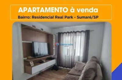 Apartamento com 3 quartos à venda - residencial real park sumaré - sumaré/sp