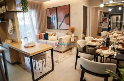 Apartamento com 2 dormitórios à venda, 60 m² por r$ 320.000 - vila miranda - sumaré/sp