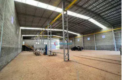 Galpão para alugar, 1700 m² por r$ 60.125,00/mês - area rural - cosmópolis/sp