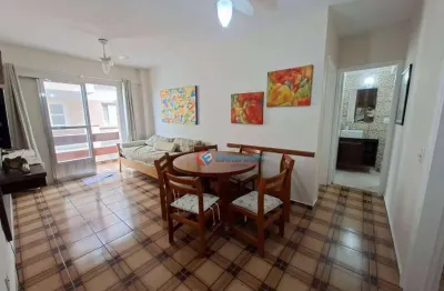 lindo Apartamento a venda 400 m de pé na areia, 66 m² - venda por R$ 245.000 ou aluguel por R$ 2.470/mês - Balneário Cidade Atlântica - Guarujá/SP