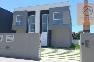 Sobrado com 3 dormitórios à venda, 110 m² por r$ 780.000,00 - do ubatuba - são francisco do sul/sc