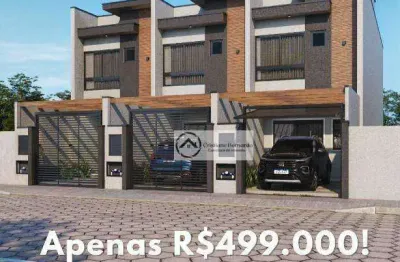 Sobrado com 3 dormitórios à venda, 93 m² por r$ 499.000,00 - enseada - são francisco do sul/sc