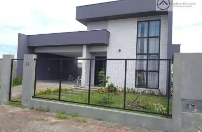 Casa de alto padrão com 3 dormitórios à venda, 147 m² por r$ 850.000 - capri - são francisco do sul/sc