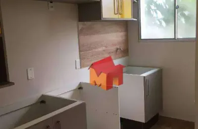 Apartamento com 2 dormitórios à venda, 50 m² por r$ 219.000,00 - chácara letônia - americana/sp