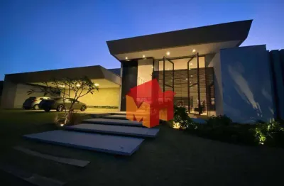 Casa com 5 dormitórios à venda, 760 m² por r$ 8.000.000,00 - condomínio damha golf - são carlos/sp