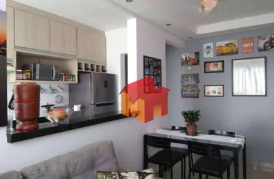 Apartamento com 2 dormitórios à venda, 50 m² por r$ 190.000,00 - chácara letônia - americana/sp