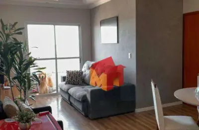 Apartamento com 3 dormitórios à venda, 78 m² por r$ 460.000 - centro - nova odessa/sp