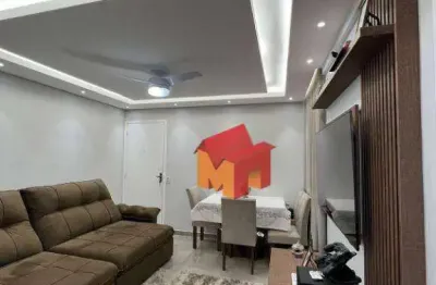 Apartamento com 2 dormitórios à venda, 49 m² por r$ 220.000,00 - jardim da balsa ii - americana/sp