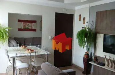 Apartamento com 2 dormitórios à venda, 52 m² por r$ 180.000 - balneário salto grande - americana/sp