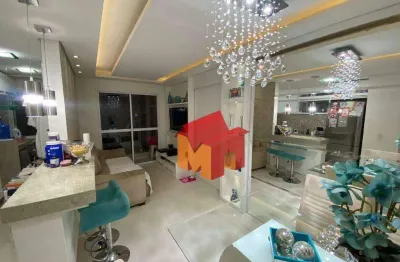 Apartamento com 2 dormitórios à venda, 55 m² por r$ 320.000,00 - jardim nossa senhora do carmo - americana/sp