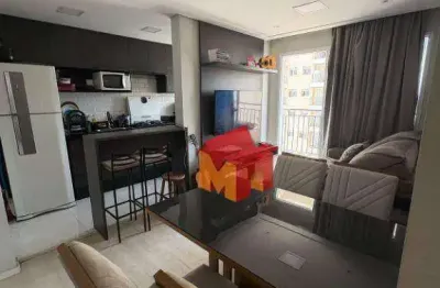 Apartamento com 2 dormitórios à venda, 50 m² por r$ 280.000 - cariobinha - americana/sp