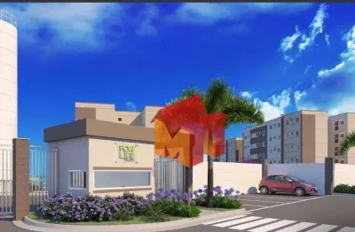 Apartamento com 2 dormitórios à venda, 39 m² por r$ 185.900 - planalto do sol ii - santa bárbara d'oeste/sp