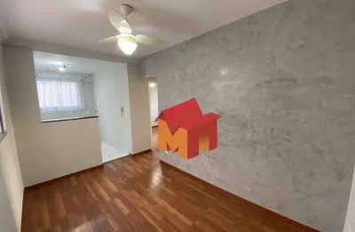 Apartamento com 2 dormitórios para alugar, 60 m² por r$ 1.320,00/mês - jardim recanto - americana/sp